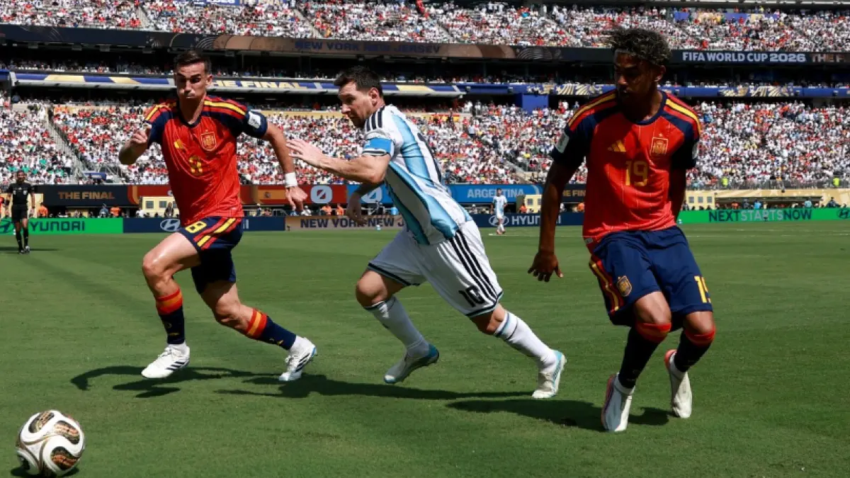 Argentina kalah 0-1 dari Spanyol pada final Piala Dunia 2026 di Stadion MetLife. (IG@afaseleccion)