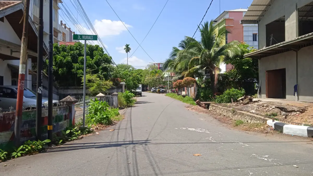 Kawasan  Jalan Nurali yang menjadi saksi sejarah perjalanan warga Pontianak (SIlvina)  