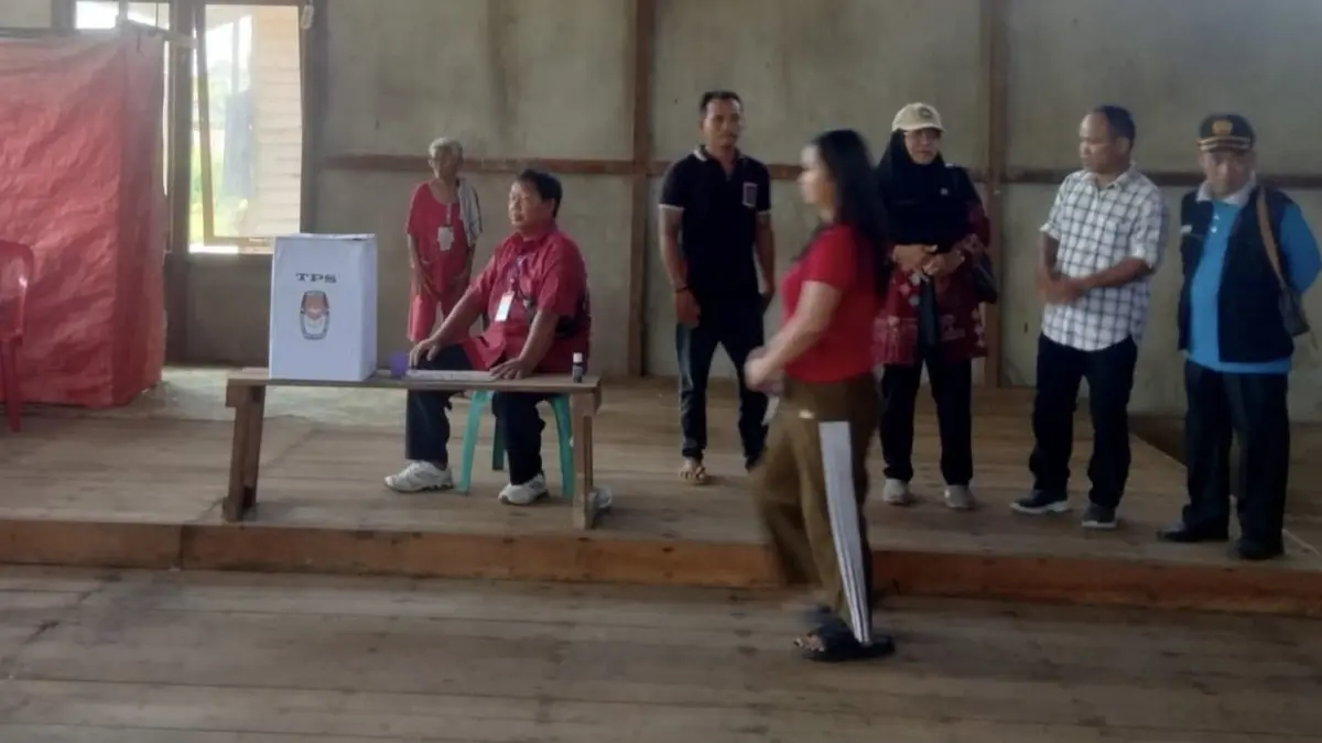 Pelaksanaan Pilkades serentak yang dilaksanakan di Kabupaten Kapuas Hulu. (ISTIMEWA)