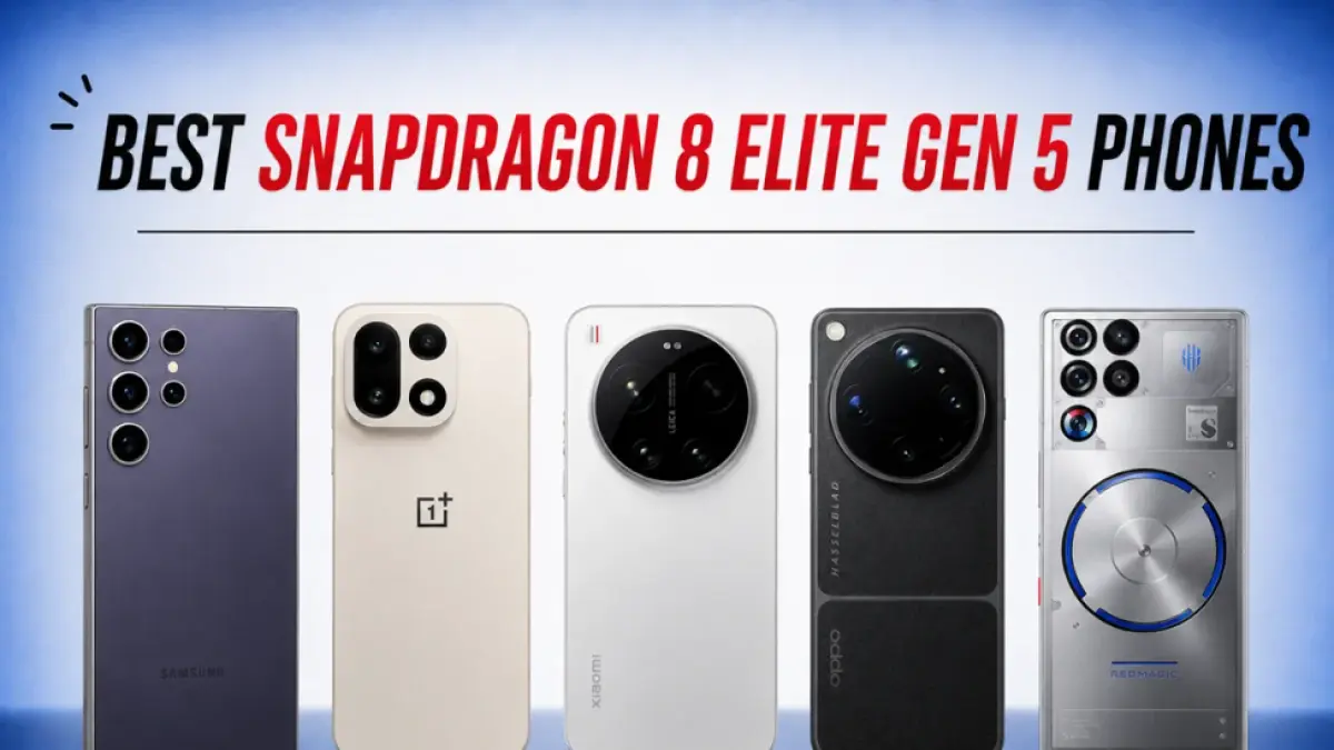 Berikut ini 5 pilihan HP Snapdragon 8 Elite Gen 5 yang layak menjadi pertimbangan Anda untuk membeli. (GIZMOCHINA)