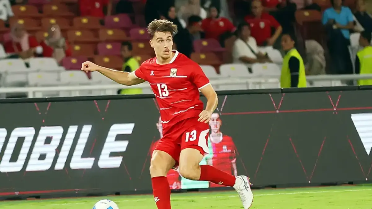 Mauro Zijlstra mengalami cedera hamstring saat mengikuti pemusatan latihan Timnas Indonesia menjelang Piala AFF 2026. (Dery Ridwansah/ JawaPos.com)