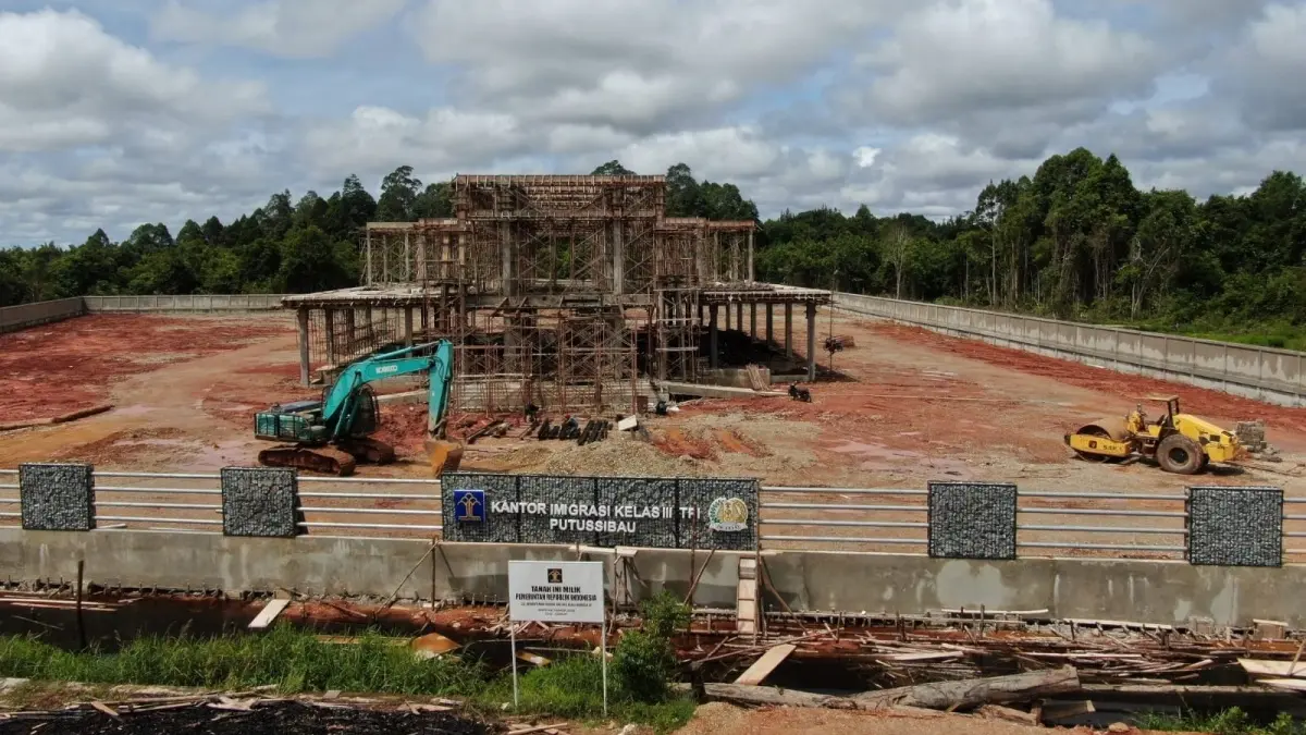 Kantor Imigrasi Putussibau yang sudah dibangun tahun 2024. (ISTIMEWA)