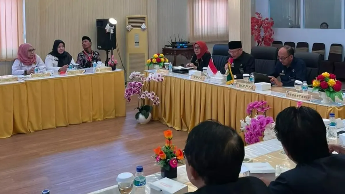 Kanwil Kemenkum Kalbar menggelar koordinasi bersama Pengadilan Tinggi Agama Pontianak pada Rabu (22/7). (DOK KANWIL KEMENKUM KALBAR)