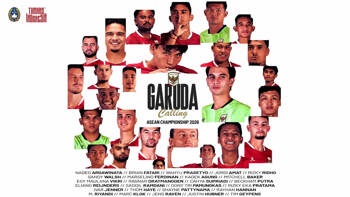 John Herdman mengumumkan 26 pemain Timnas Indonesia yang akan berlaga pada ASEAN Hyundai Cup 2026 dengan target meraih gelar juara pertama. (IG@kitagaruda)