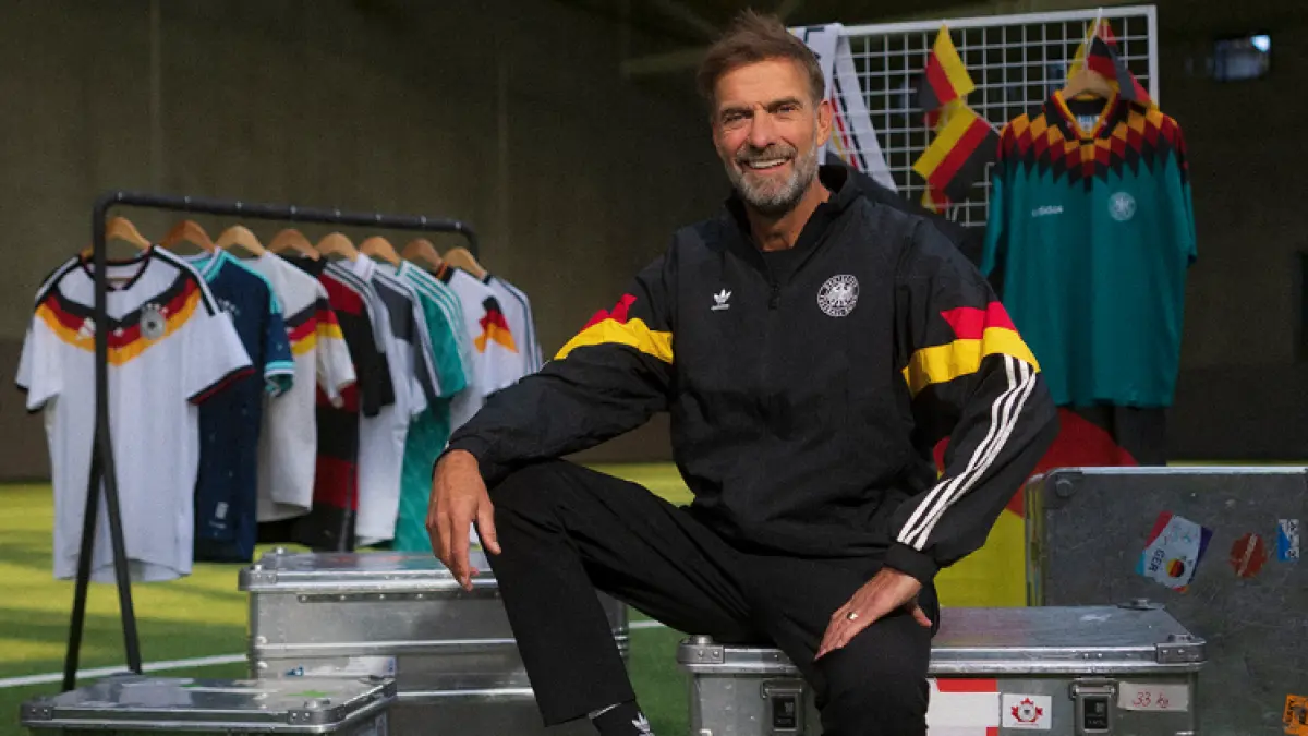 Jurgen Klopp resmi diperkenalkan sebagai pelatih Timnas Jerman dengan kontrak hingga 2030 dan target mengembalikan kejayaan Der Panzer. (IG@dfb_team)