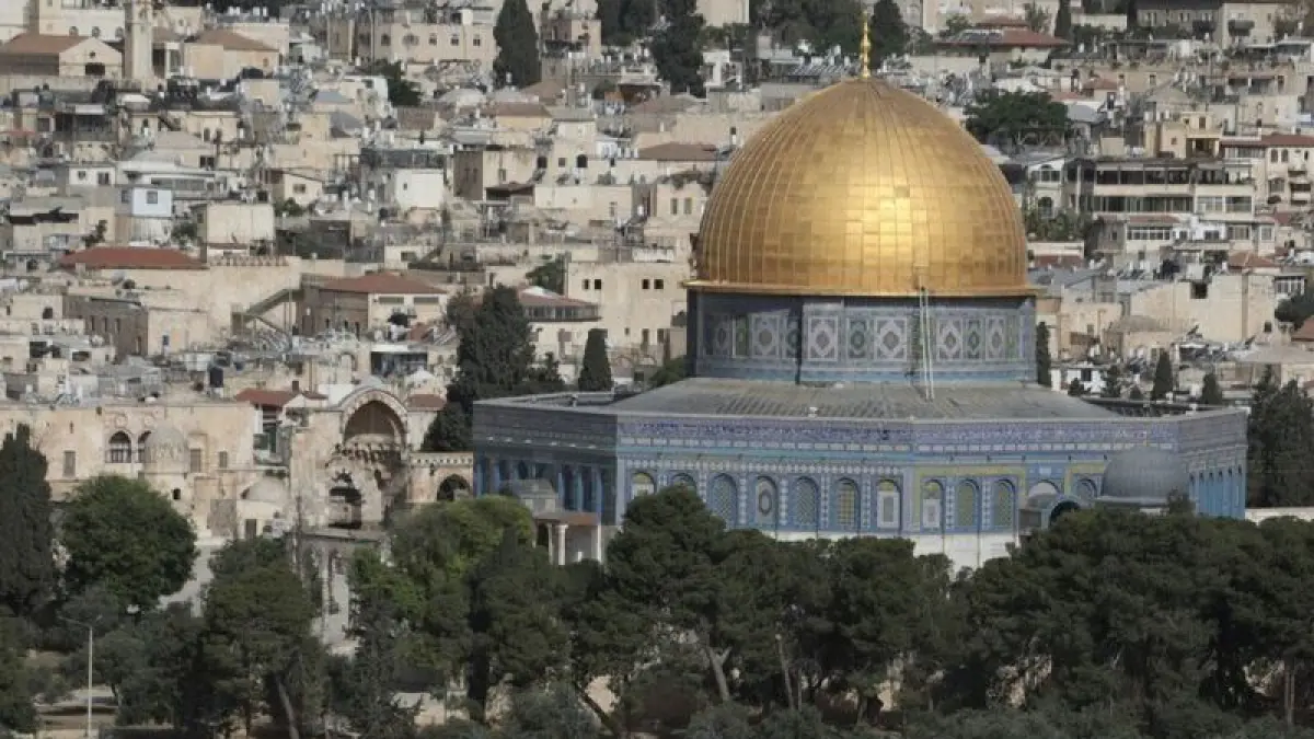Kompleks Masjid Al-Aqsa di Kota Tua Yerusalem. (Anadolu)