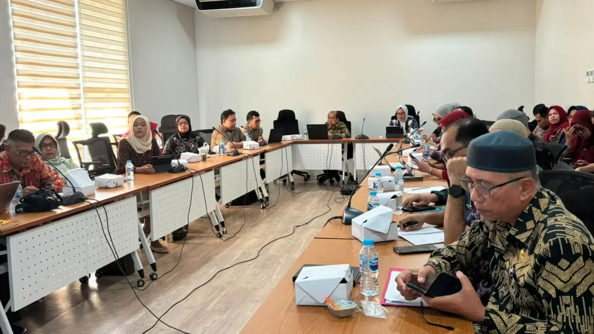 Kanwil Kemenkum Kalbar mengikuti FGD Bapperida Provinsi Kalbar pada Kamis (23/7). (DOK KANWIL KEMENKUM KALBAR)