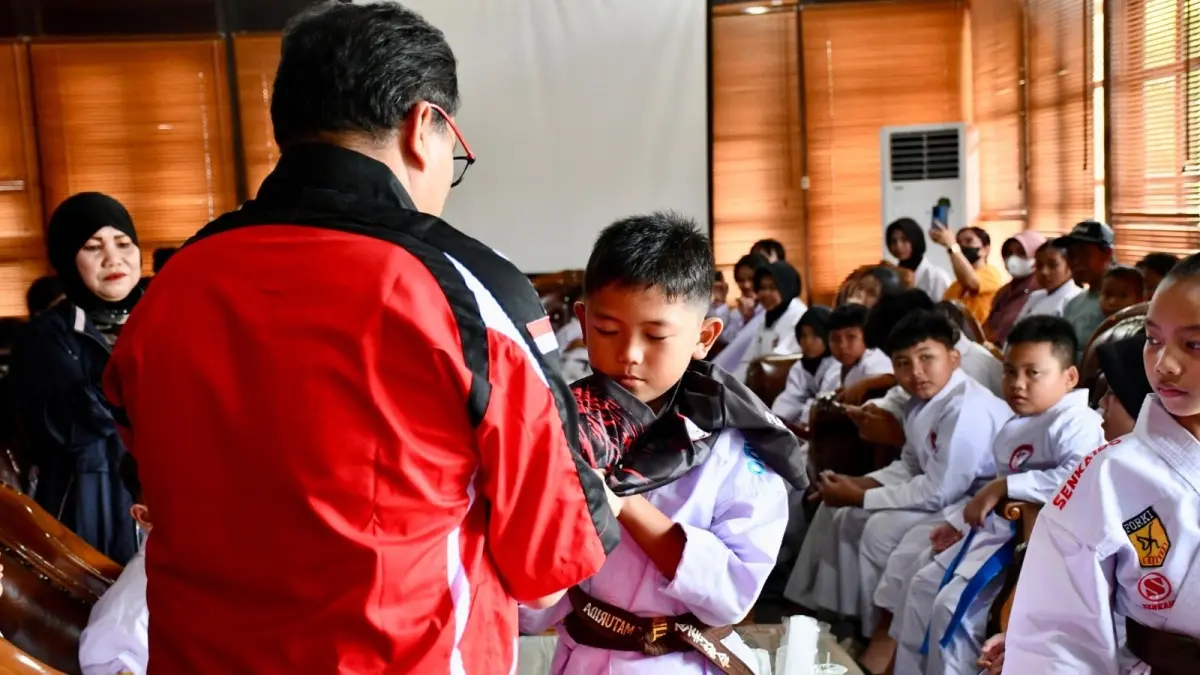 Lemkari Kabupaten Sintang mengirim 54 atlet untuk berlaga pada Kejuaraan Daerah (Kejurda) Karate Antar Pelajar se-Kapuas Raya di Kabupaten Melawi yang berlangsung pada 24 - 26 Juli 2026. (ISTIMEWA)