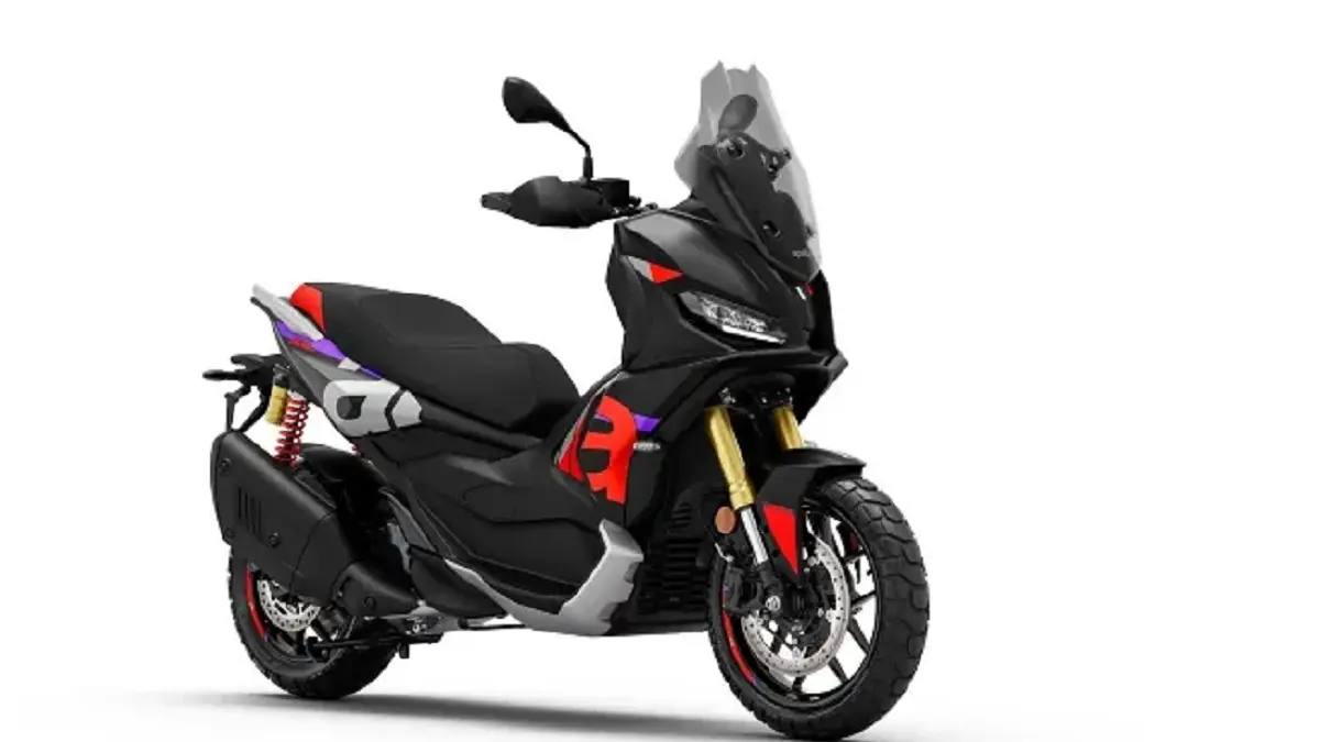 Aprilia SR GT 400 memadukan karakter skuter premium dengan desain adventure dan mesin 399 cc untuk penggunaan harian maupun touring. (PIAGGIO)