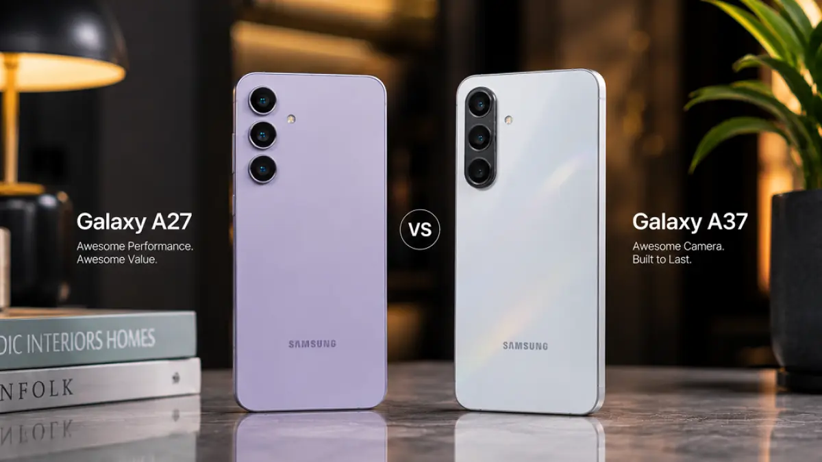 Samsung Galaxy A27 dan Galaxy A37 menawarkan keunggulan berbeda di kelas menengah dengan selisih harga yang tidak terlalu jauh.(Ilustrasi)