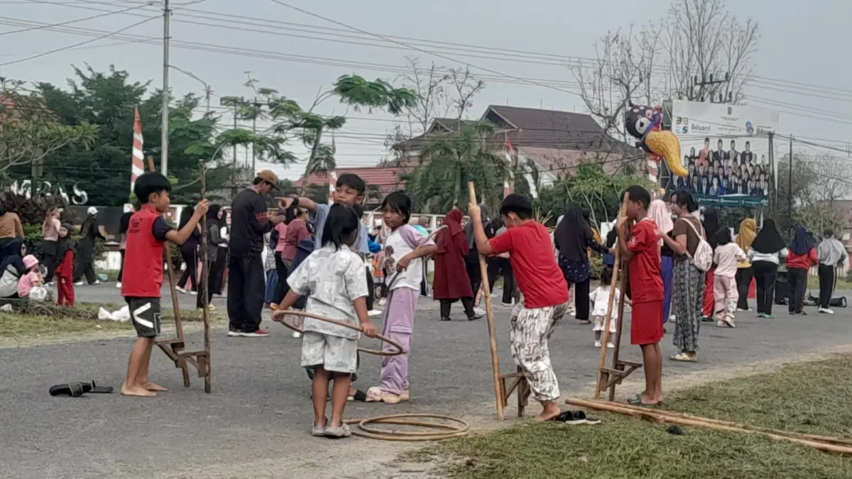 Suasana pelaksanaan CFD Sambas pada Minggu (26/7). (ISTIMEWA)