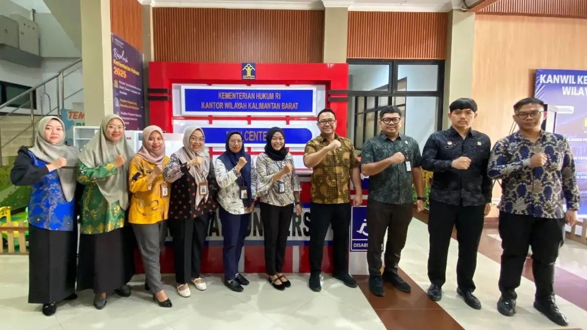 Kanwil Kemenkum Kalbar menggelar rapat harmonisasi Raperbup Kubu Raya tentang perubahan tarif retribusi jasa Kepelabuhanan pada Kamis (16/7). (DOK KANWIL KEMENKUM KALBAR)