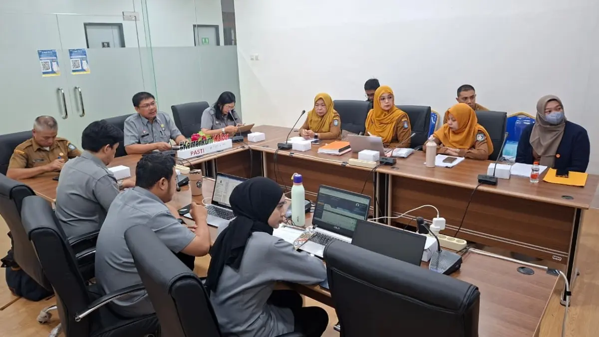 Kanwil Kemenkum Kalbar menggelar rapat harmonisasi Raperda Kubu Raya pada Senin (27/7). (DOK KANWIL KEMENKUM KALBAR)
