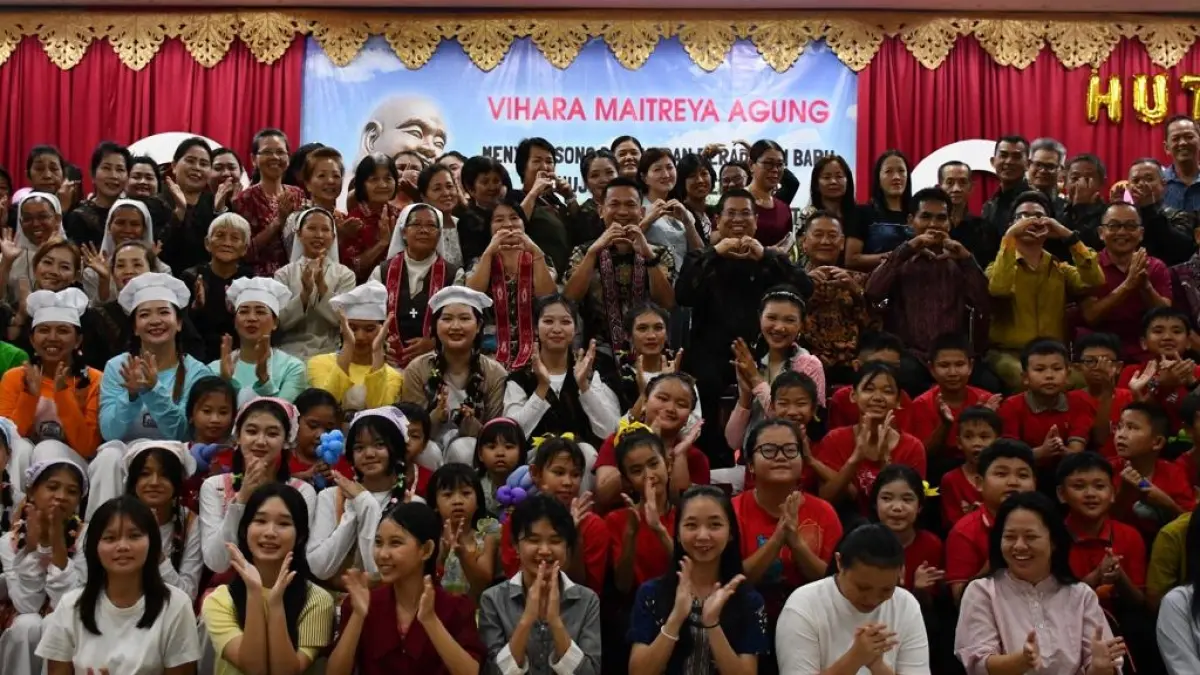 Selama tiga dekade, Vihara Maitreya Agung berperan dalam memperkuat kerukunan antarumat beragama di Kabupaten Sintang.(ISTIMEWA) 

