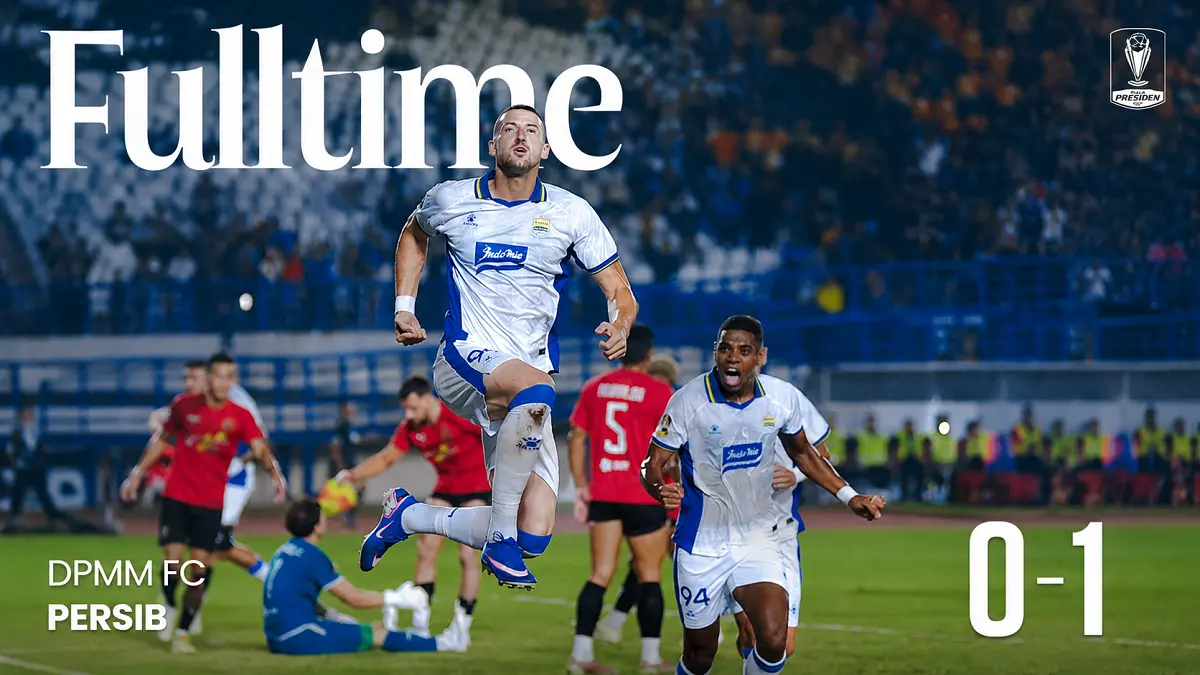 Balsa Sekulic menjadi penentu kemenangan Persib Bandung atas DPMM FC sekaligus membawa Maung Bandung melaju ke semifinal Piala Presiden 2026. (IG@persib)