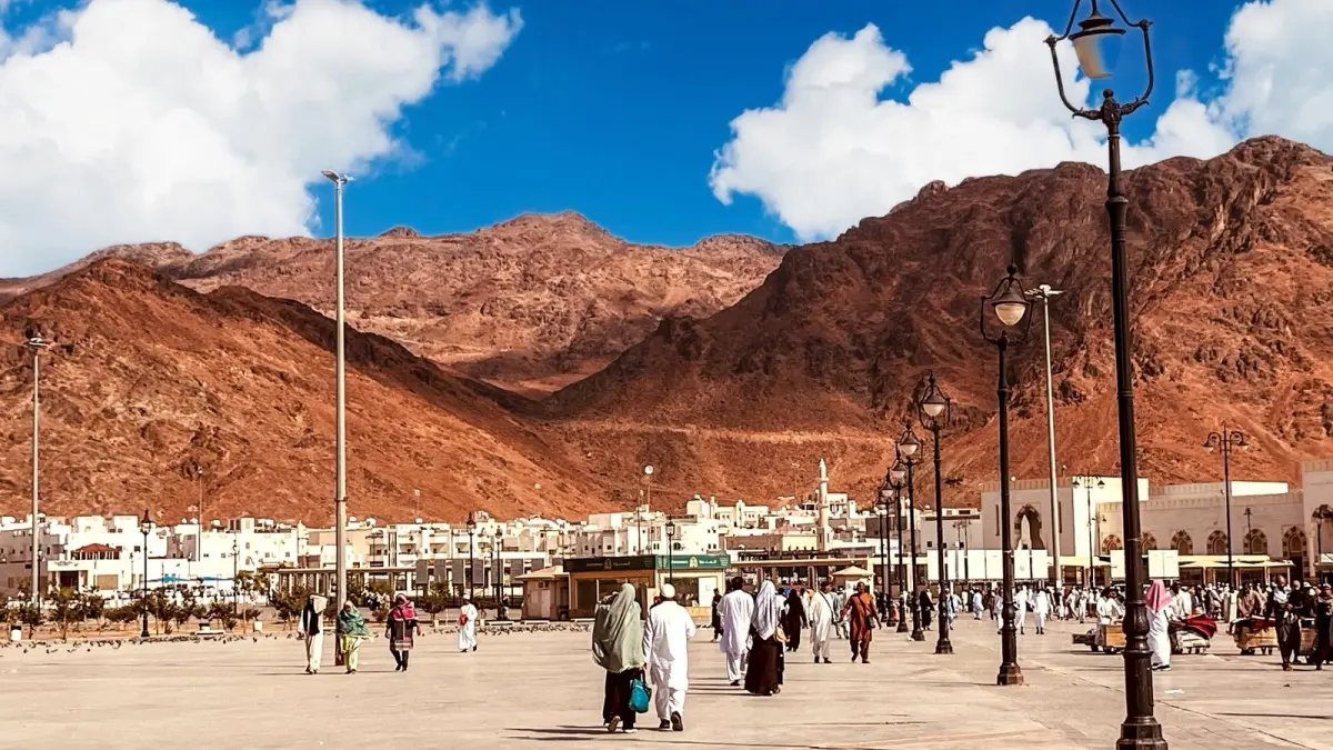 JABAL UHUD : Potongan video pemandangan Gunung Jabal Uhud yang kelak akan ada di suga ramai dikunjungi 