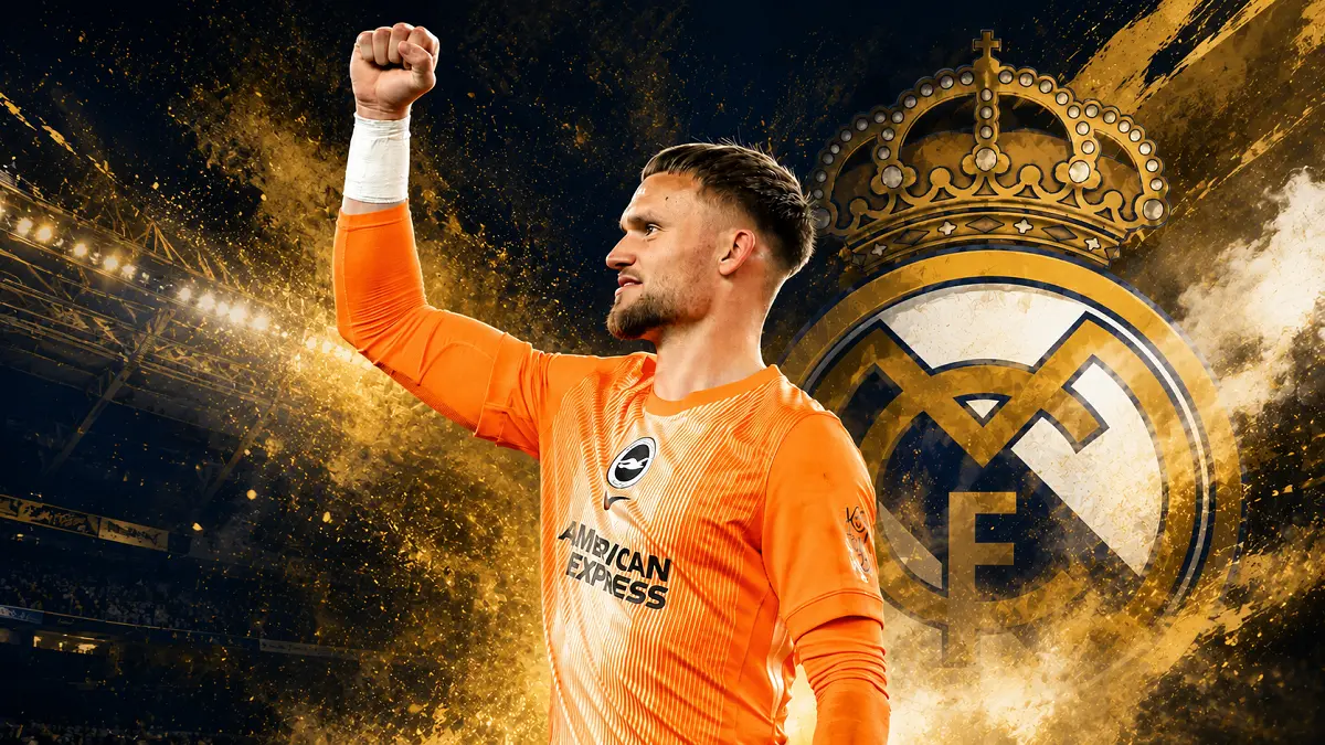 Bart Verbruggen masuk radar Real Madrid sebagai calon penjaga gawang utama pengganti Thibaut Courtois. (IG@bartverbruggen1)