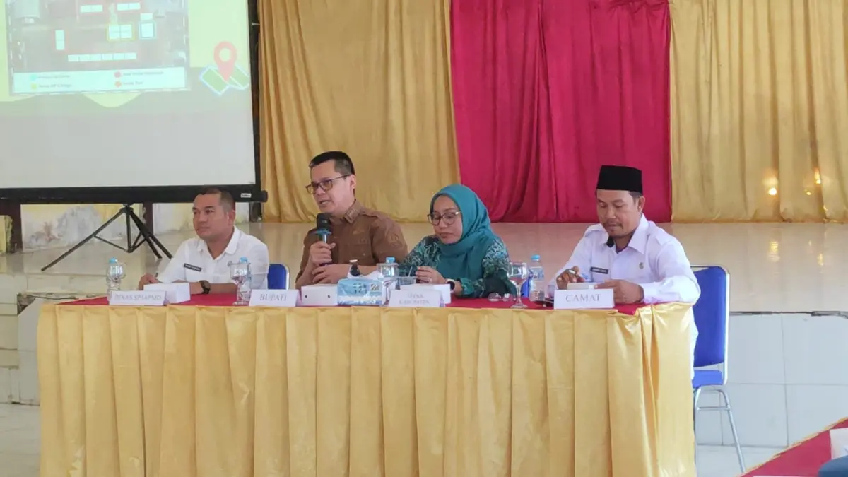 Gema membangun Desa Provinsi Kalimantan Barat yang diselenggarakan di Kecamatan Teluk Batang, Kabupaten Kayong. (ISTIMEWA)