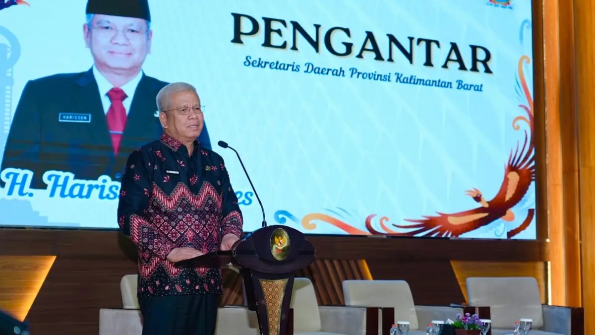 Harisson memimpin Forum Forsesdasi Wilayah Kalimantan Barat dalam audiensi dengan KemenPAN-RB, Selasa (28/7).  (ISTIMEWA)