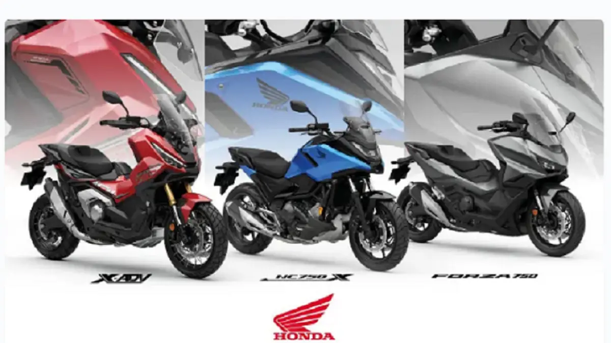 Honda NC750X, X-ADV, dan Forza 750 model 2027 tampil dengan pilihan warna baru, sementara mesin 745 cc dan teknologi DCT tetap dipertahankan. (HONDA)