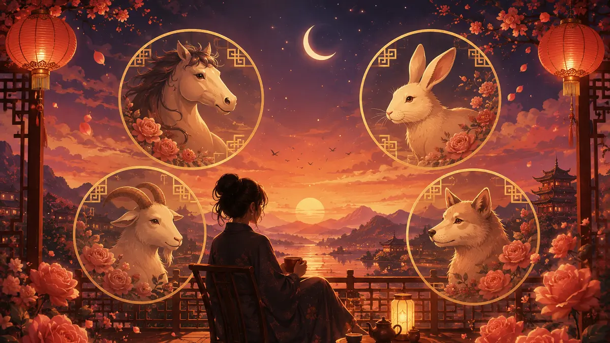 Ilustrasi 4 Shio yang dapat peruntungan di akhir Juli 2026.