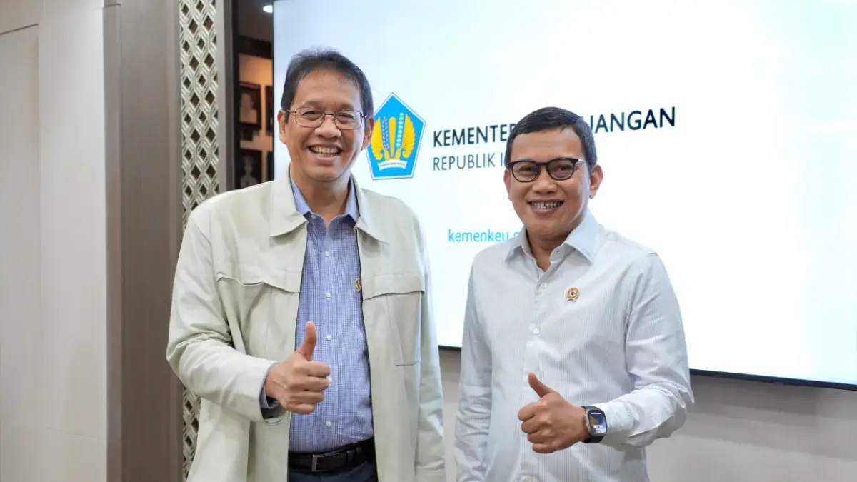 Penguatan integrasi sistem pelayanan ekspor-impor, sinkronisasi pemeriksaan karantina dan kepabeanan menjadi fokus pembahasan dalam audiensi Kepala Badan Karantina Indonesia (Barantin) Abdul Kadir Karding dengan Menteri Keuangan RI Purbaya di Kantor Kementerian Keuangan, Jakarta, Jumat (24/7). (BARANTIN)