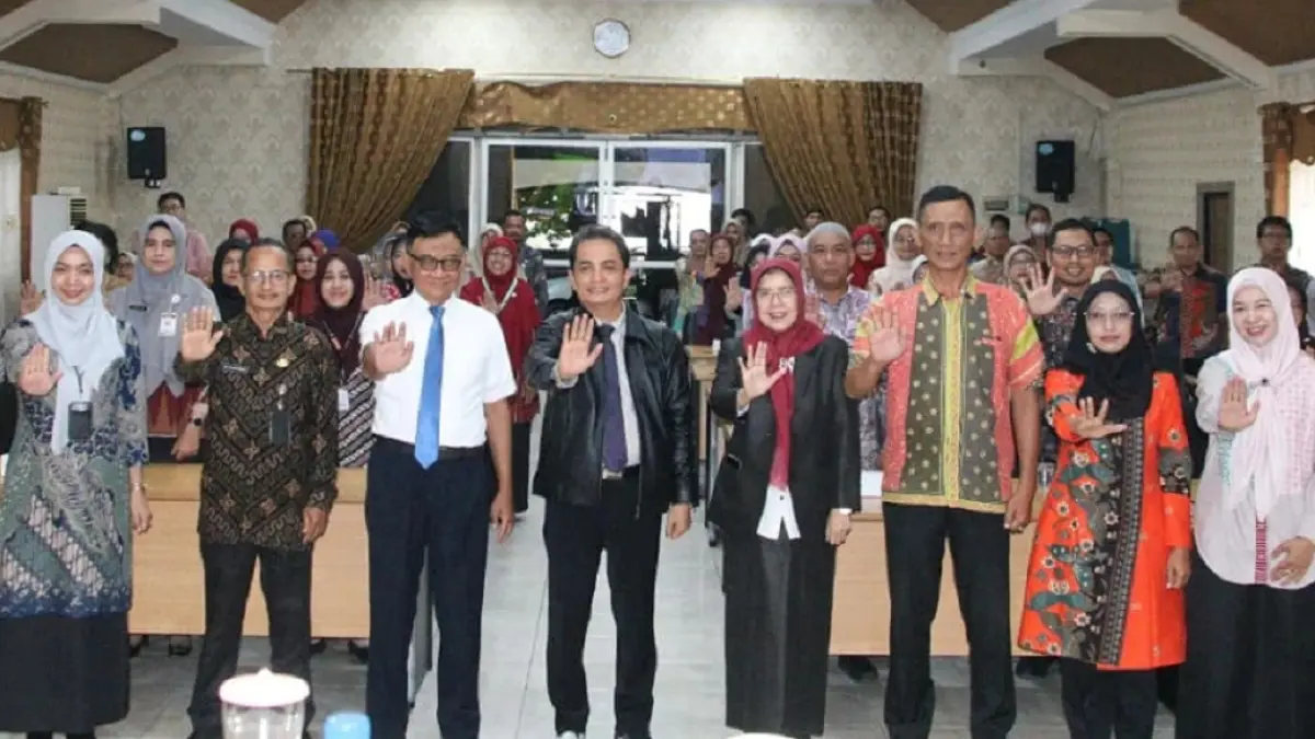 Sosialisasi Gerakan Intervensi Serentak Pencegahan Stunting tingkat Kota Pontianak di Aula Rohana Muthalib, Bapperida Pontianak, Kamis (30/7/2026).(Pemkot Pontianak)