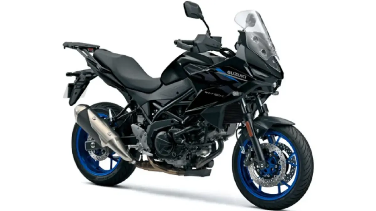 Suzuki SV-7GX menggabungkan mesin V-Twin 645 cc legendaris dengan desain crossover modern, TFT, dan fitur elektronik terbaru. (SUZUKI)