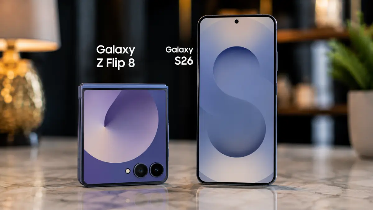 Galaxy Z Flip8 dan Galaxy S26 menjadi dua pilihan flagship Samsung dengan karakter dan keunggulan yang berbeda. (Ilustrasi)