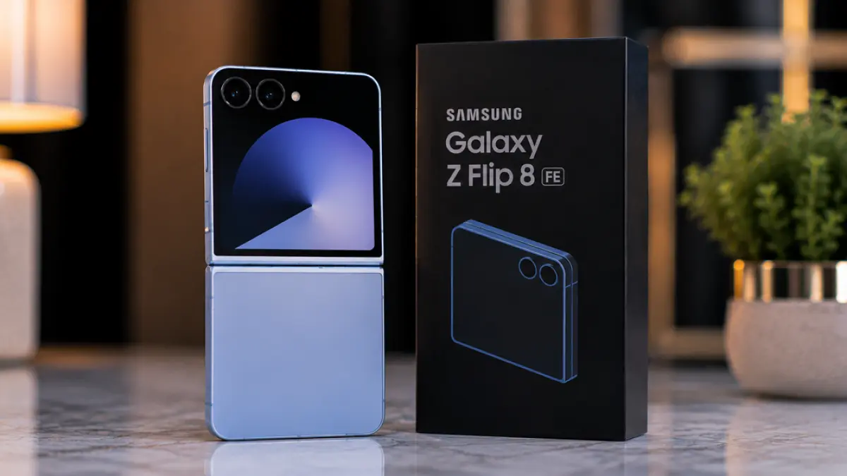 Galaxy Z Flip8 FE tidak diperkenalkan Samsung dalam ajang Galaxy Unpacked 2026 di London.(Ilustrasi)