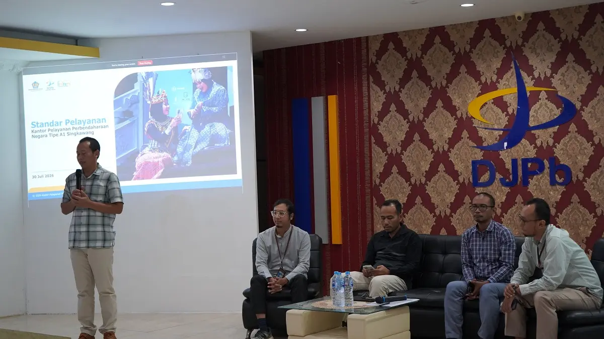 Kantor Pelayanan Perbendaharaan Negara (KPPN) Singkawang menggelar kegiatan Forum Konsultasi Publik (FKP) Tahun 2026 yang dirangkaikan dengan acara Stakeholder’s Day, Kamis (30/7).
