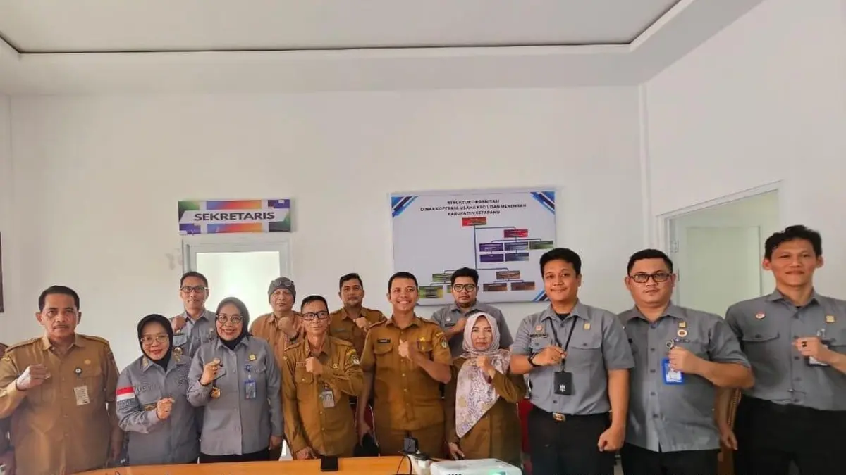 Kanwil Kemenkum Kalbar menggelar koordinasi bersama Dinas Koperasi, Usaha kecil dan Menengah Kabupaten Ketapang pada Selasa (28/7). (DOK KANWIL KEMENKUM KALBAR)