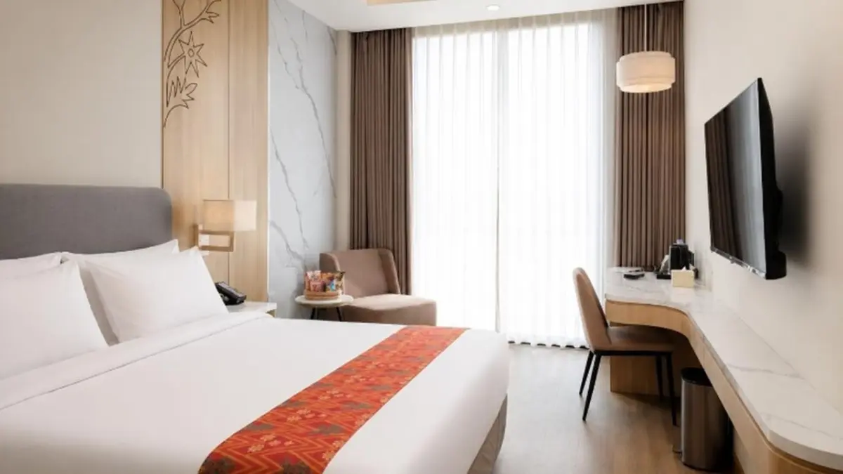 Ilustrasi suasana kamar di Qubu Resort. (ISTIMEWA)