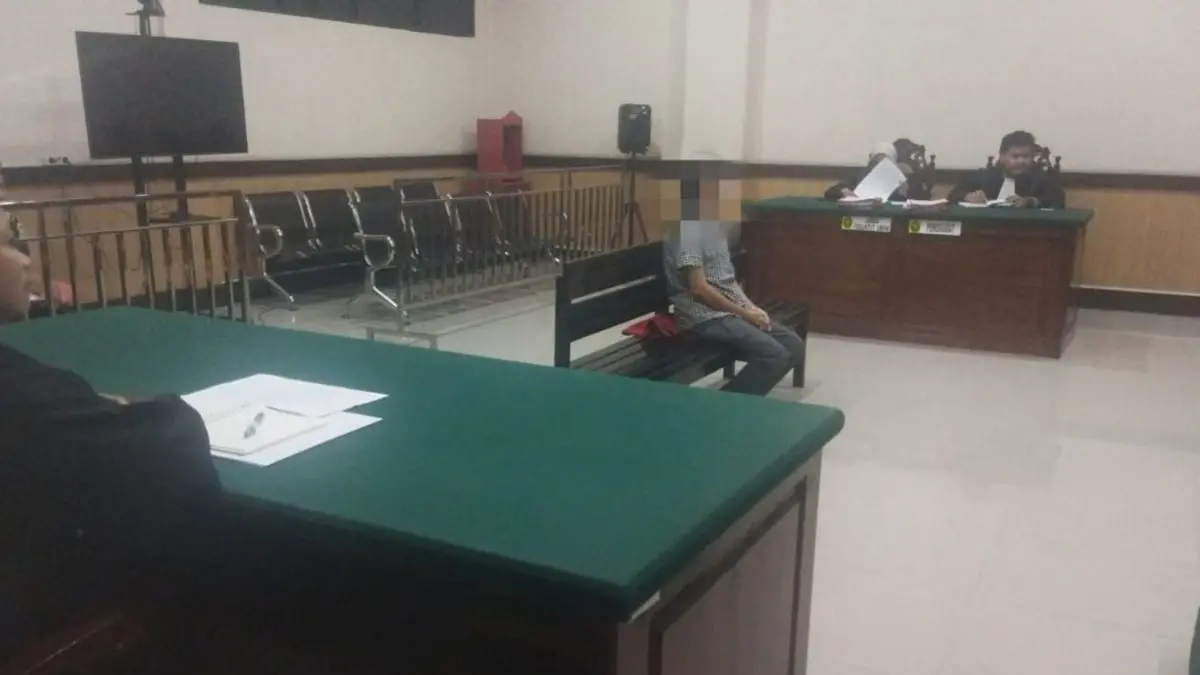 Susana sidang putusan perkara penjualan bayi di Kantor PN Singkawang, Rabu (29/7/2026). (ANTARA/Narwati)