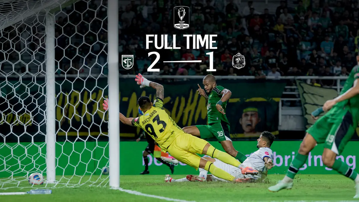 Persebaya Surabaya usai mengalahkan Port FC 2-1 dan memastikan tiket semifinal Piala Presiden 2026. (IG@officialpersebaya)