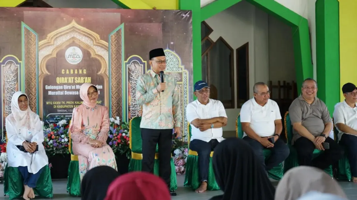 Wali Kota Pontianak Edi Rusdi Kamtono mengunjungi kafilah Kota Pontianak yang mengikuti Musabaqah Tilawatil Qur’an (MTQ) ke-34 Tingkat Provinsi Kalimantan Barat di Kabupaten Kayong Utara, Minggu (2/8/2026) sore. (Pemkot Pontianak)