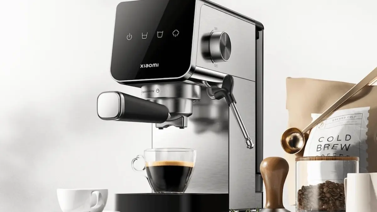 Mesin espresso semi-otomatis Xiaomi.