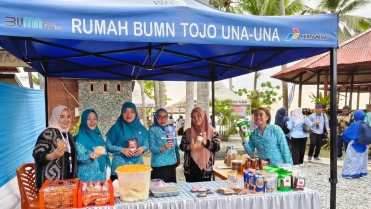 UMKM binaan Pertamina dalam program Rumah BUMN di Kabupaten Tojo Una-Una, Sulawesi Tengah (ANTARA/HO-Pertamina)