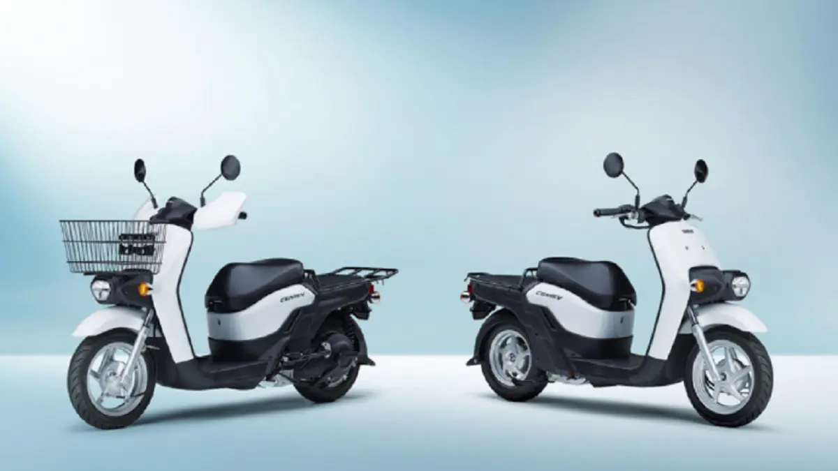 Yamaha Gear eV merupakan skuter listrik komersial terbaru yang menggunakan sistem baterai tukar untuk mendukung operasional bisnis dan logistik di Jepang. (YAMAHA JAPAN)