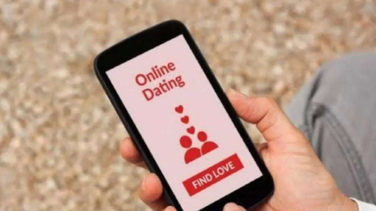 Ilustrasi dating app.