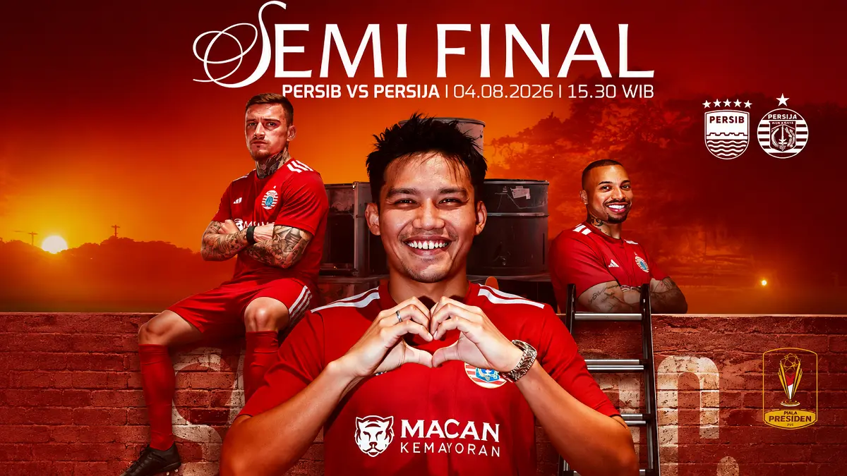 Persija Jakarta menantang Persib Bandung pada semifinal Piala Presiden 2026. (IG@persija)