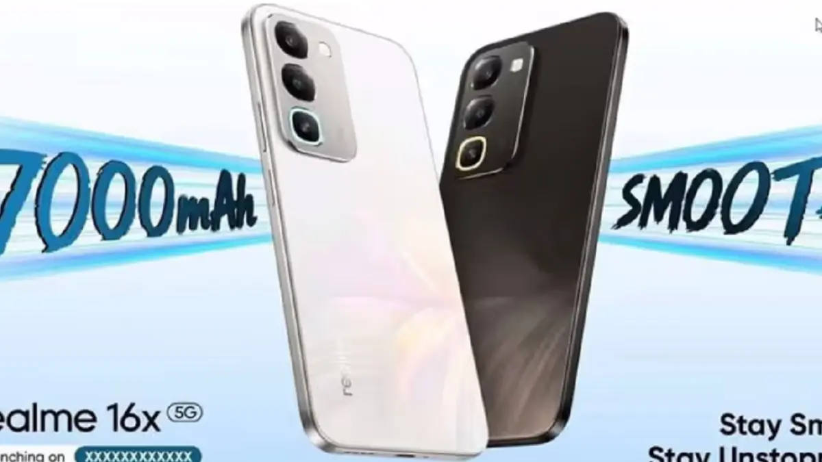 Realme 16x 5G versi India dirumorkan hadir dengan baterai 7.000 mAh dan dukungan pengisian daya cepat. (Dok. Realme)