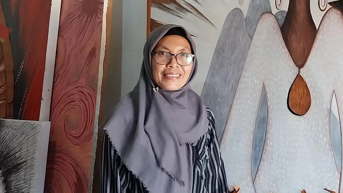 Seniman Kalimantan Barat, Puji Rahayu. (ISTIMEWA)