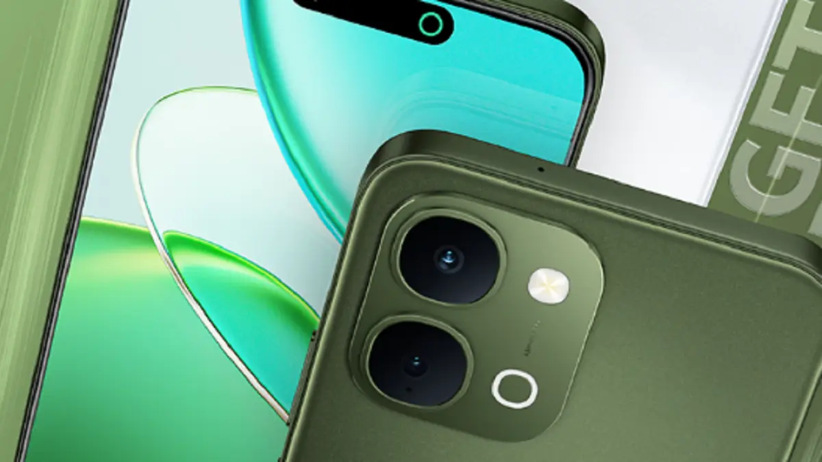 Vivo T5x 5G kini tersedia dalam pilihan warna Fusion Red yang melengkapi Cyber Green dan Star Silver. [Foto: Vivo]