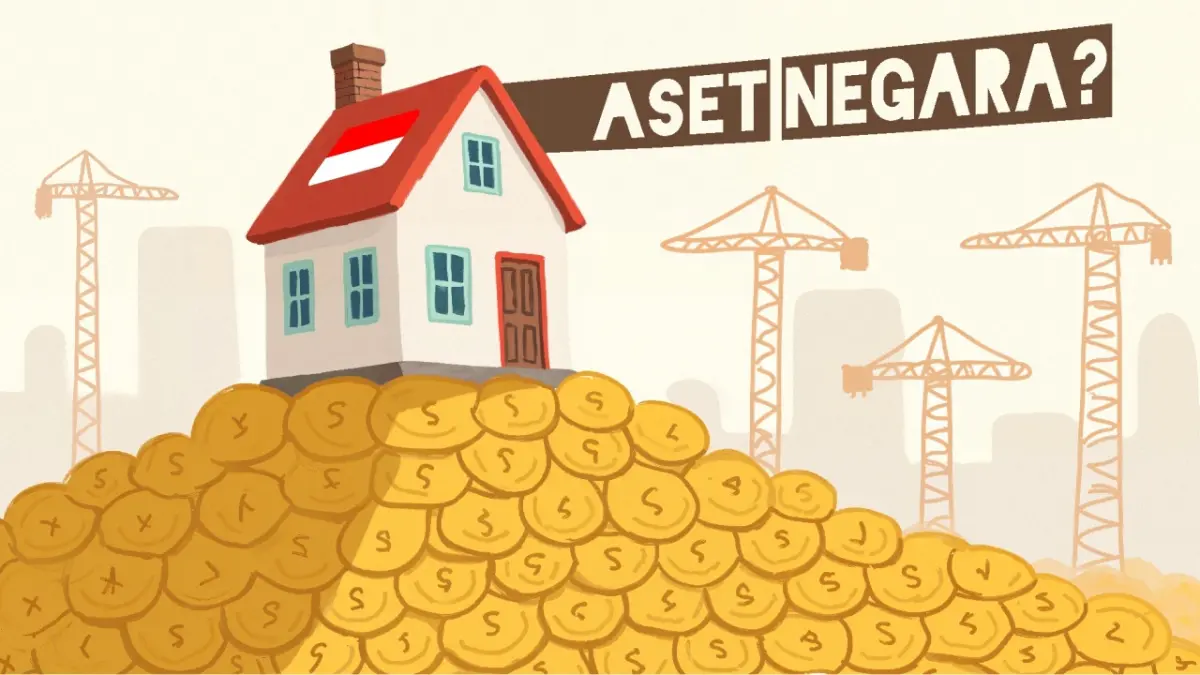 ILUSTRASI ASET NEGARA. (DIMAS PRADIPTA/JAWAPOS.COM)