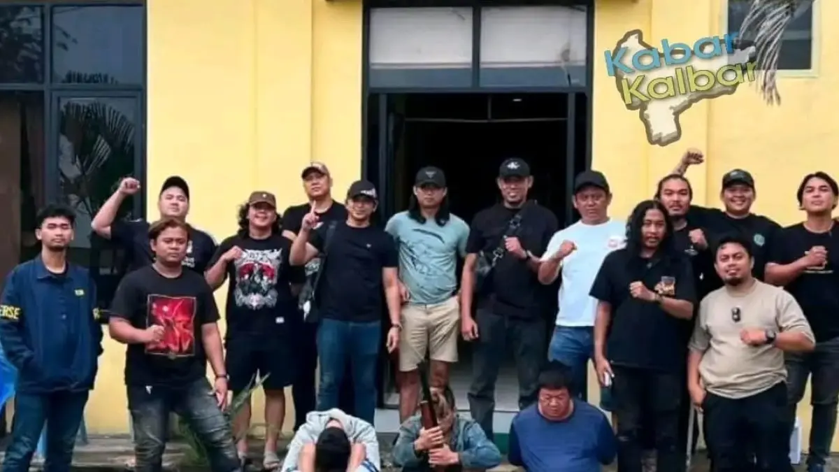 Jajaran Polres Singkawang menangkap terduga pelaku penembakan menggunakan senapan angin yang mengakibatkan korban AL tewas. (STIMEWA)