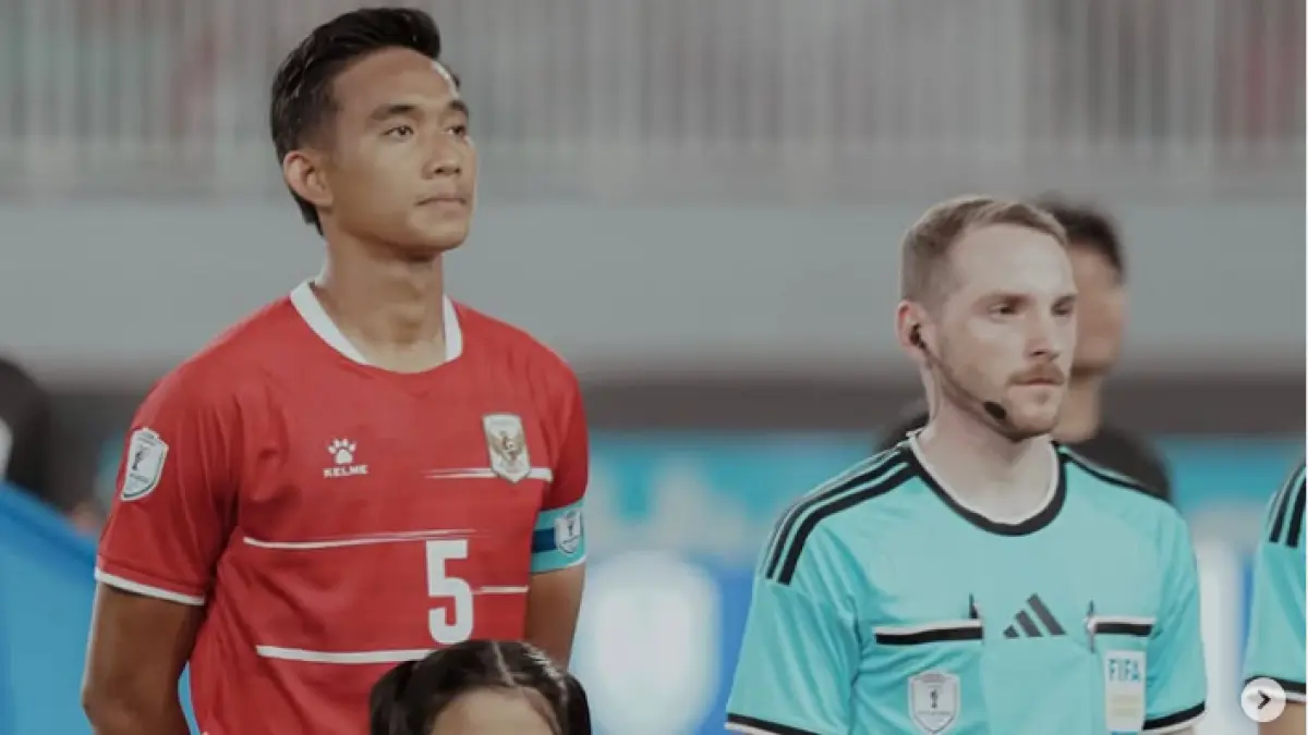 Rizky Ridho saat laga melawan Vietnam. (Dok. Rizky Ridho)