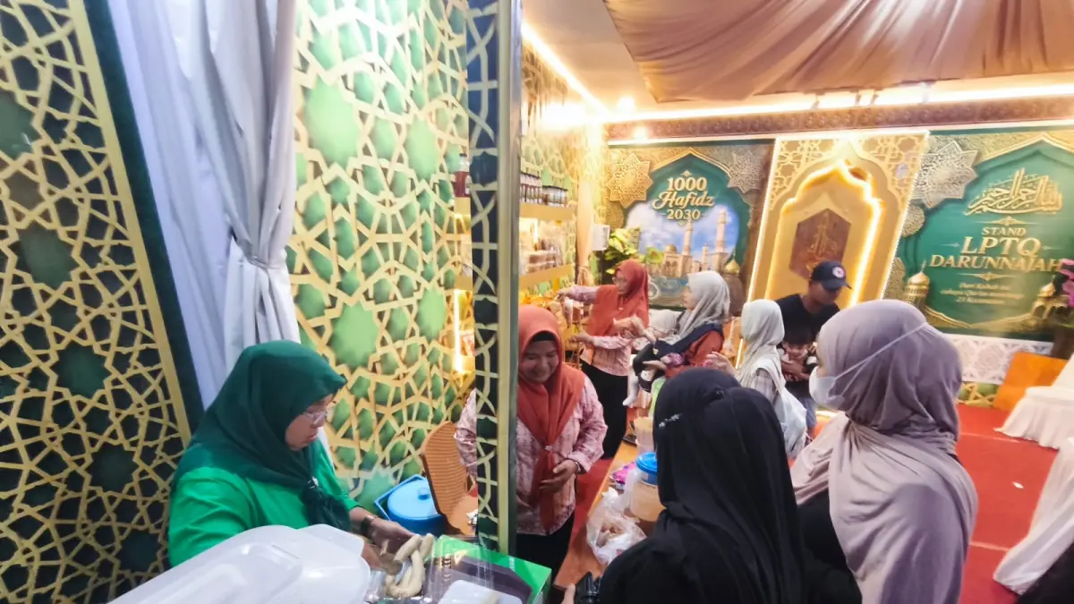 Stand pameran Kabupaten Kapuas Hulu pada perhelatan Musabaqah Tilawatil Quran (MTQ) XXXIV Provinsi Kalimantan Barat di Kabupaten Kayong Utara.  (ISTIMEWA)