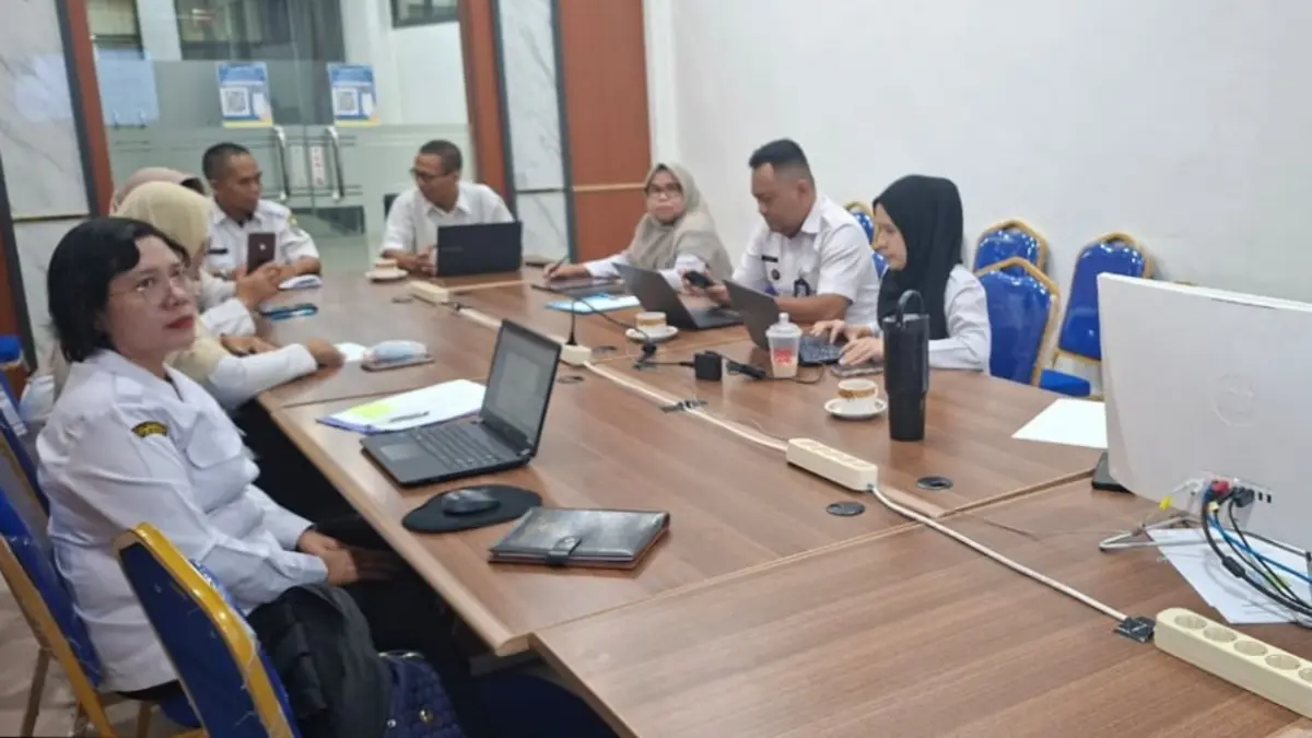 Kanwil Kemenkum Kalbar menggelar rapat harmonisasi Raperwali Pontianak pada Rabu (22/7). (DOK ISTIMEWA)