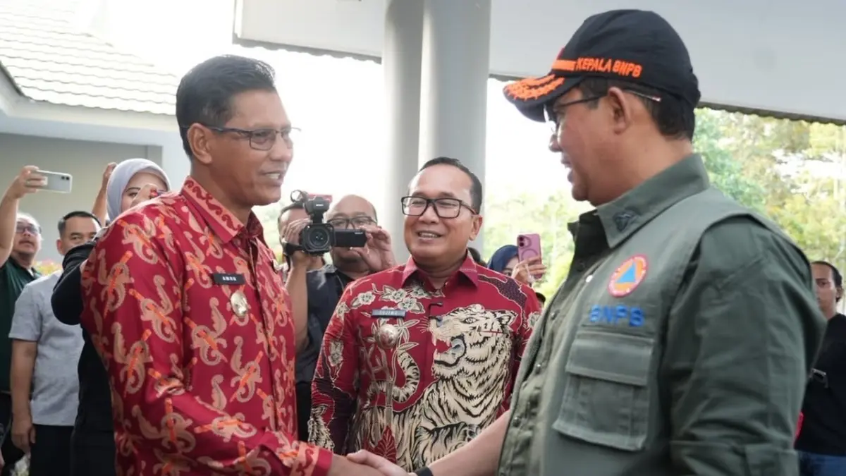 Wakil Bupati Kayong Utara, Amru Chanwari, menghadiri Rapat Teknis Penanganan Bencana Asap Akibat Kebakaran Hutan dan Lahan (Karhutla). (PROKOPIM)